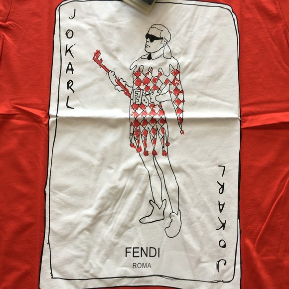 Fendi Store Fendi Jokarl Fendi Casual T-shirt Men's Short Sleeve - Main Image